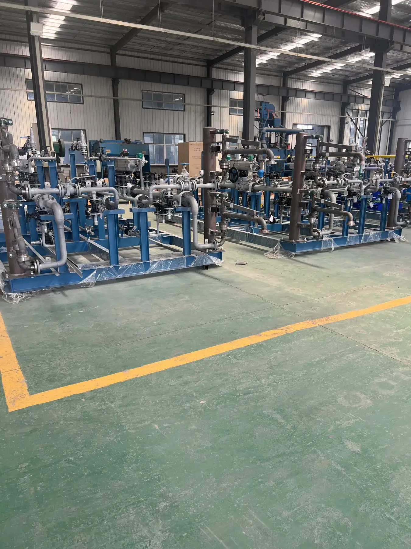 Skid equipment workshop assembly