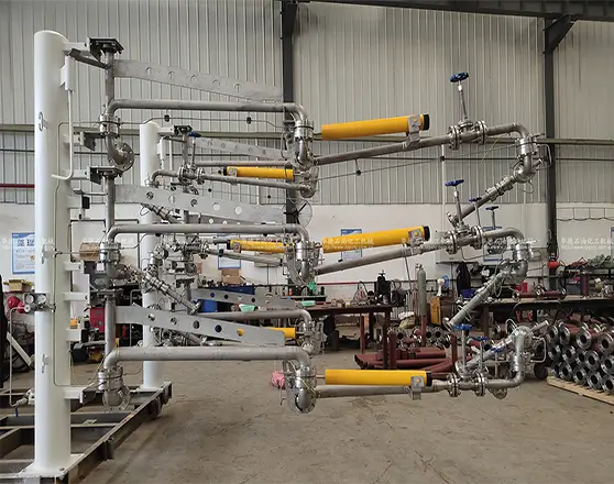 Three-Pipe Cryogenic Loading and Unloading Arm for LNG