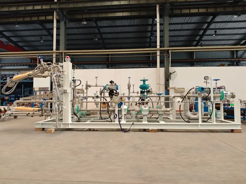 Skid-Mounted Cryogenic Loading and Unloading System for LNG