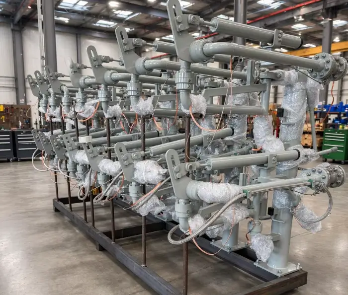Loading arm equipment manufactured by Yuanda Machinery
